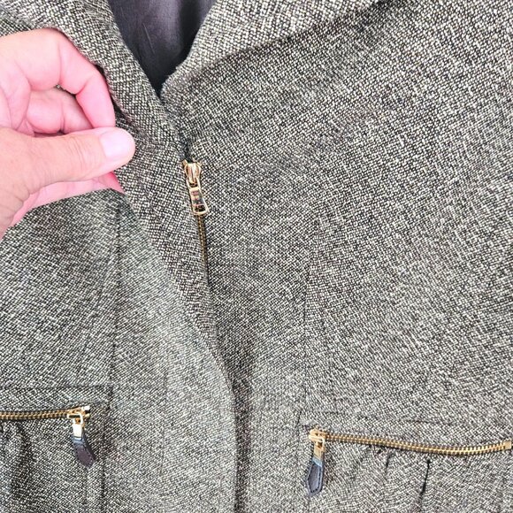 Ann Taylor Women's Wool Blend Tweed Blazer Jacket Size 2 -Pockets Fall Fashion - Picture 6 of 12